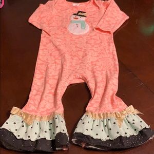 Ricrac & Ruffles Christmas romper